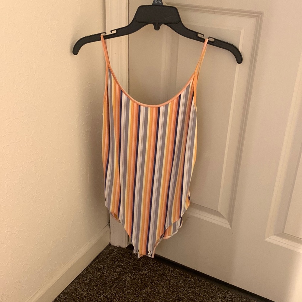 American Eagle Striped Bodysuit